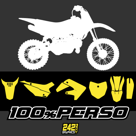 kit déco perso pitbike minibike bucci ycf pitsterpro klx crf