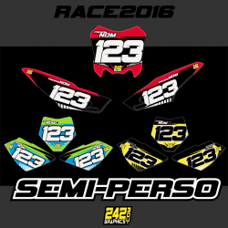 KIT DECO COMPLET PITBIKE - SEMI PERSO