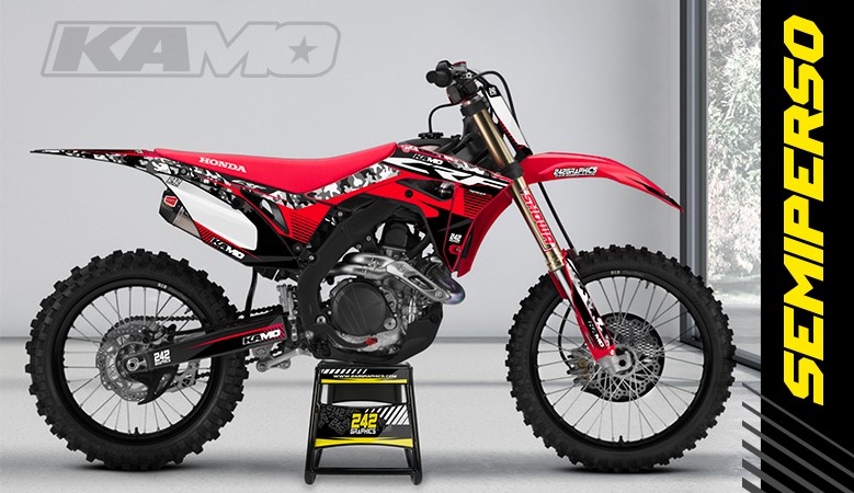 Kit déco perso honda cr crf kamo by 242graphics